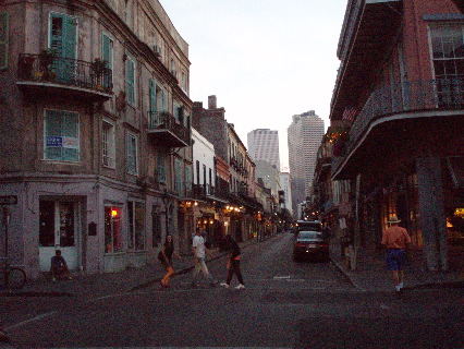 Evening street scene